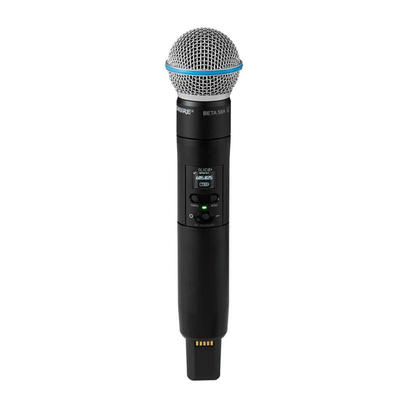 Shure SLXD2+/B58 Digital Handheld Wireless System with SLXD2 Handheld Transmitter and Beta 58A Capsule  G57 Band