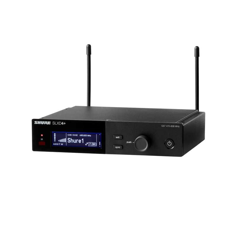 Shure SLXD4+ Digital Single Channel Wireless Receiver  G57 Band