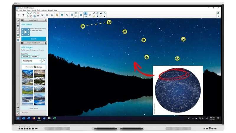 SMART Board GX075-V4 Plus 75'' Interactive Display with Embedded OS (GMS)