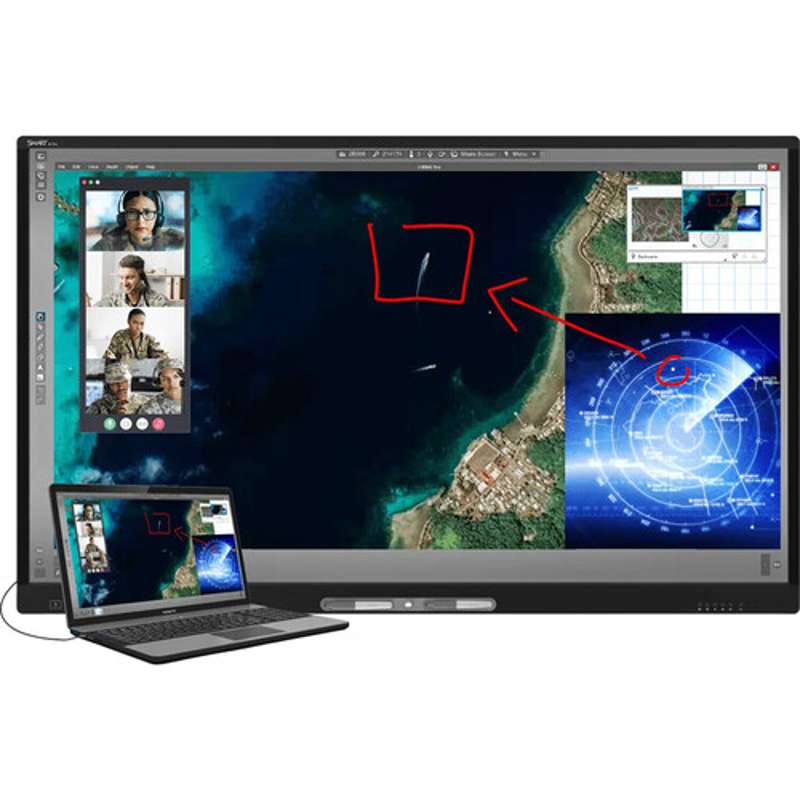 SMART Board M086-V5 M Pro Interactive Display, High Secure, TAA