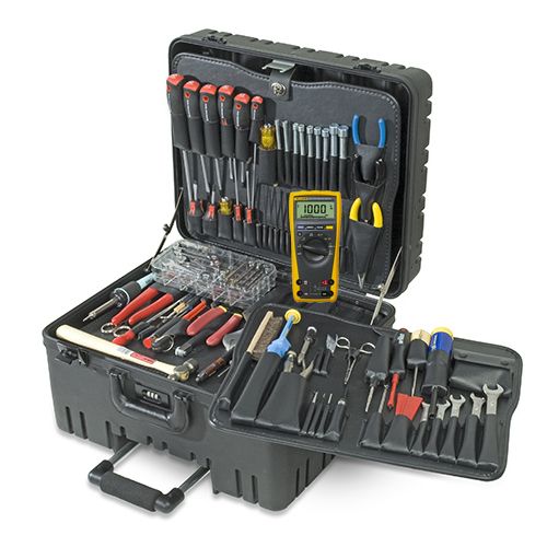 SPC66C-01 MRO Field Engineer Tool Kit w/DMM, 10.5" Wheeled