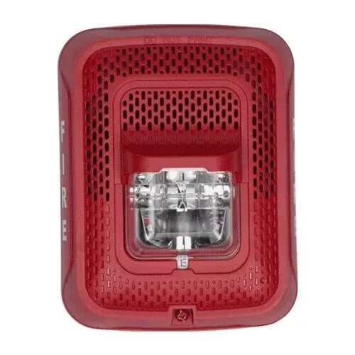 System Sensor SPSRL-BP10 L-Series Red Wall Speaker Strobe Multi-Candela 10-Pack Fire Alarm
