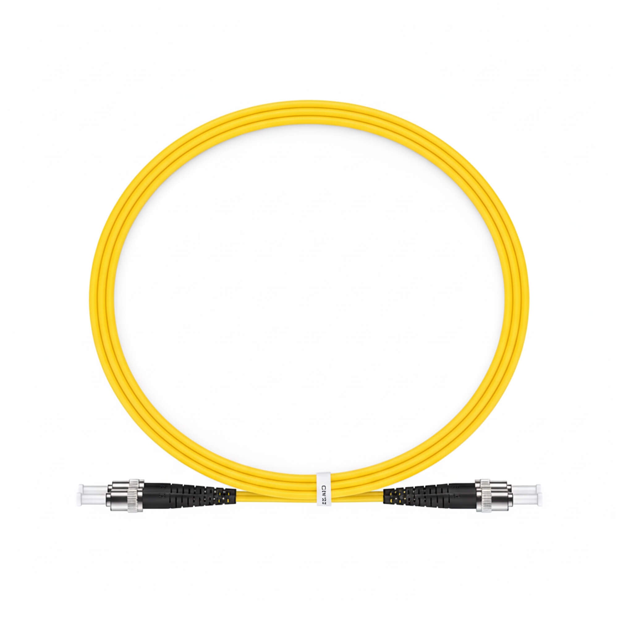NSComm ST UPC to ST UPC Duplex Single Mode Fiber Patch Cable, 2.0mm OFNR