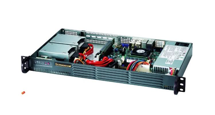 Supermicro SYS-5017P-TLN4F Core i7-3612QE 16GB 3rd Gen 1U Rack Server