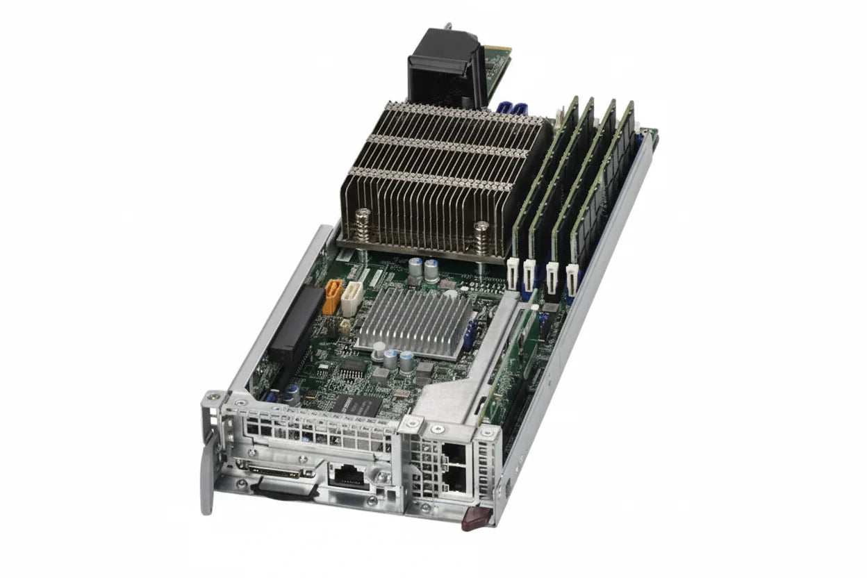 Supermicro SYS-5039MC-H8TRF 3U 8 Node MicroCloud - Xeon E-2246G, 64GB DDR4 Per Node