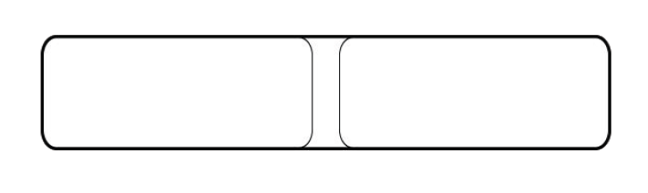 G0503E White Die Cut Label for G15M-Pro label printer, 12mmx22mm, 310pcs/roll, 20 rolls/pack