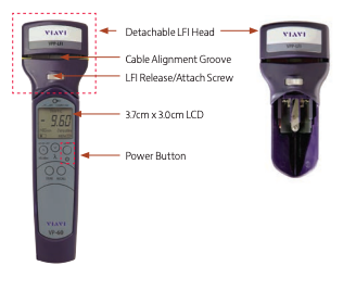 Viavi FI-60 Live Optical Fiber Identifier with 2.5mm and 1.25mm OPM Connector