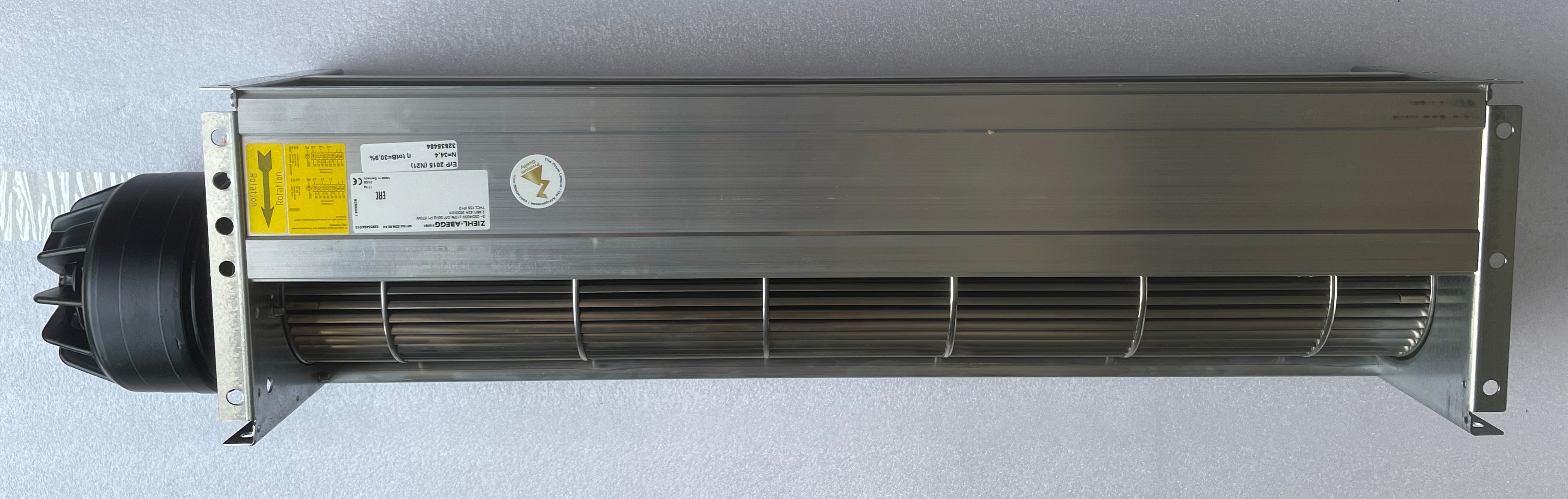 QK10A-2DM.68.FK ZIEHL-ABEGG Crossflow fan 0.87 kW 2.46/1.42 A 2630 rpm