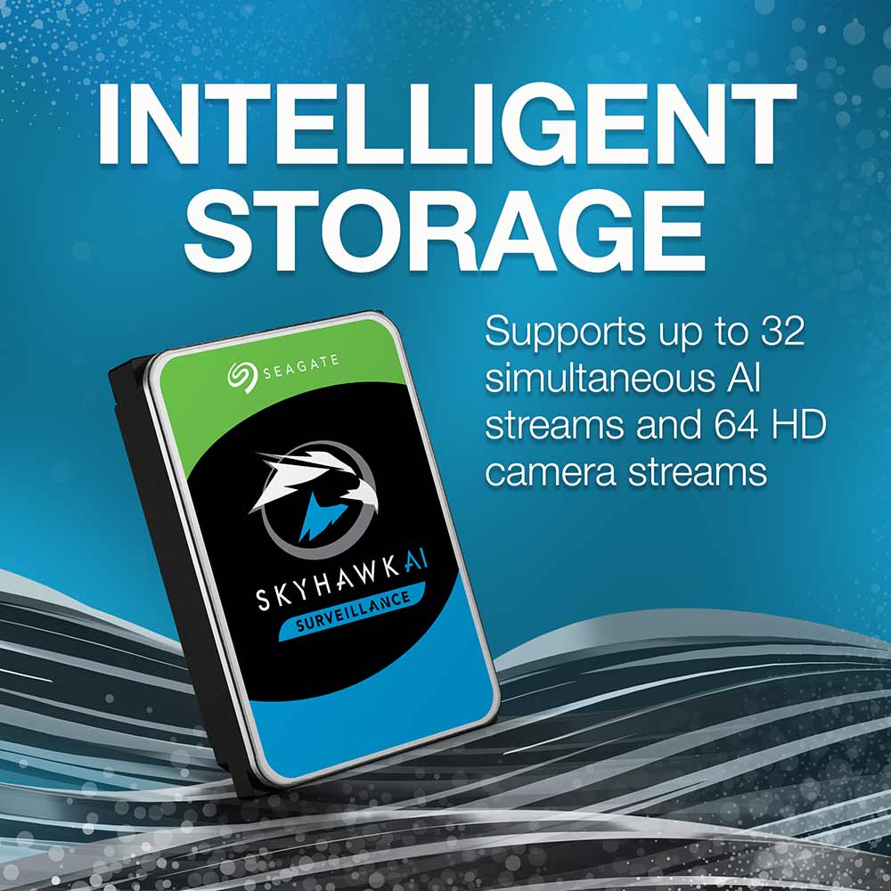 Seagate SkyHawk Surveillance ST16000VE000 16TB 7.2K RPM SATA 6Gb/s 512e 3.5in Hard Drive