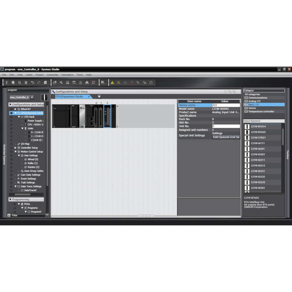 SYSMAC-SE201L | Omron Sysmac Studio Full Edition Software License