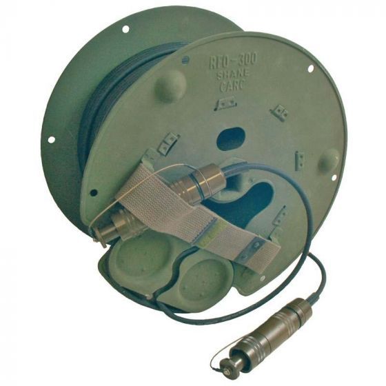 Blue 12 Fiber SM Tactical Assy QFOCA Plug - Plug 100 feet