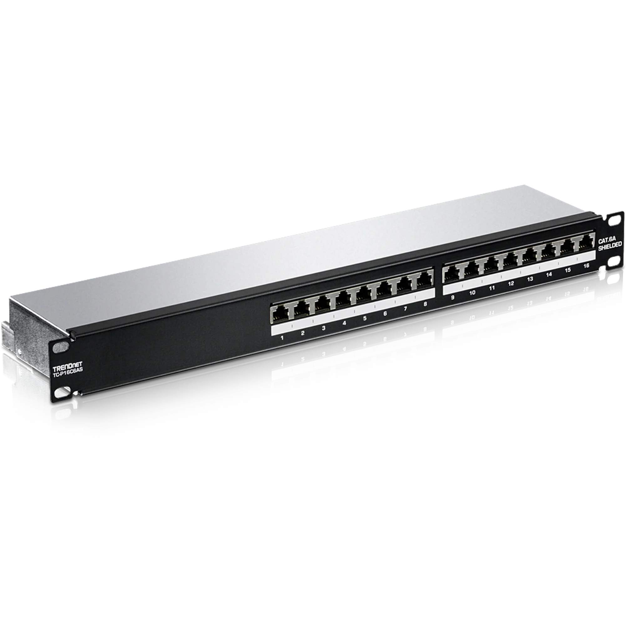 TRENDnet TC-P16C6AS 16-Port Cat6A Shielded Patch Panel