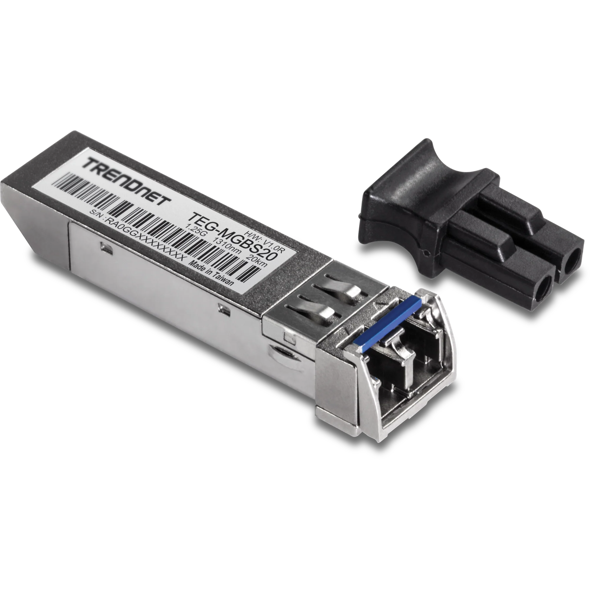 TRENDnet TEG-MGBS20 Mini-GBIC Single-Mode LC Module (10KM)