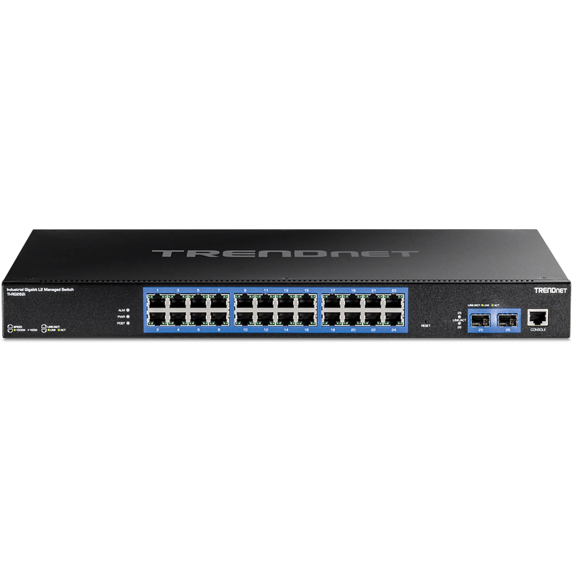 TRENDnet TI-RG2621 26-Port Industrial Gigabit L2 Managed Rackmount Switch