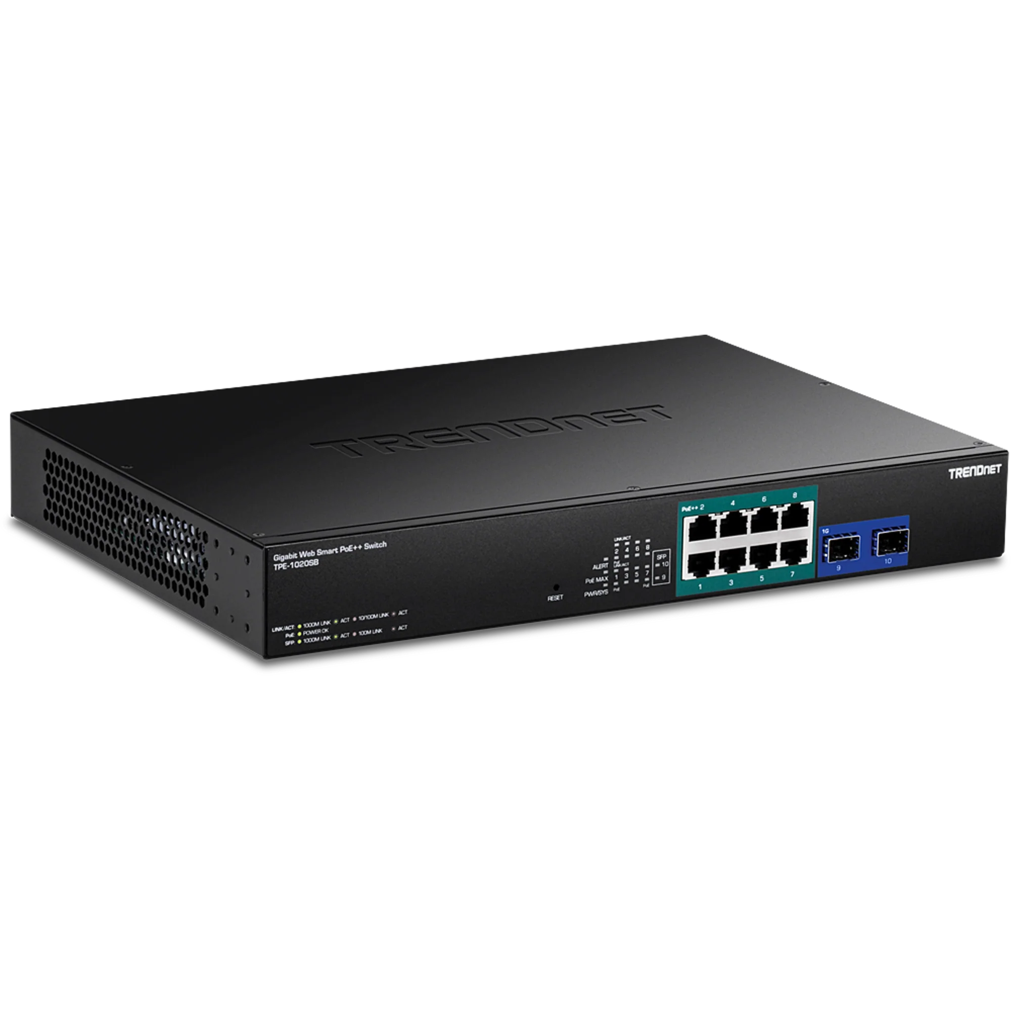 TRENDnet TPE-1020SB 10-Port Gigabit Web Smart PoE++ Switch