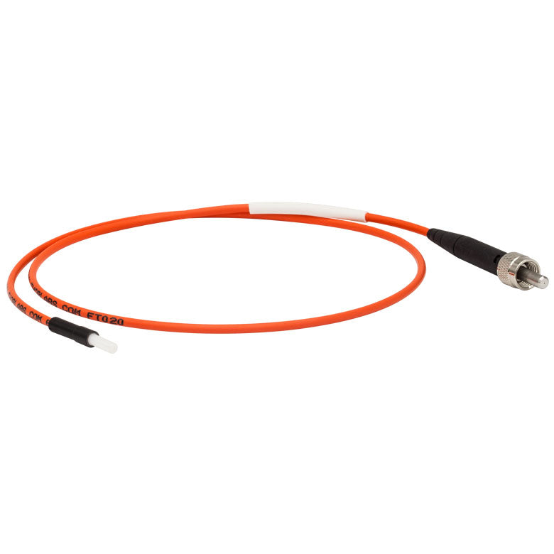 TH-M81L005 - Ø200 µm Core, 0.39 NA, FC/PC to Ø2.5 mm Ferrule Patch Cable, 0.5 m Long