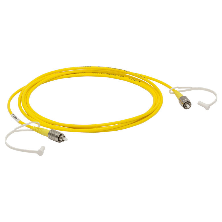 T-P1-405B-FC-1 - Single Mode Patch Cable, 405 - 532 nm, FC/PC, Ø3 mm Jacket, 1 m Long