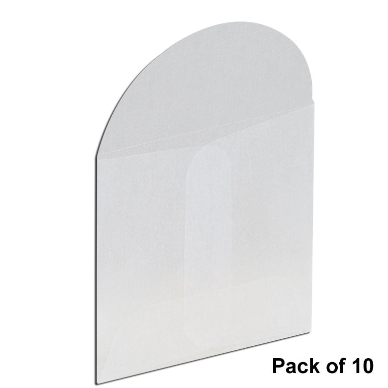 T-BAG10GL - Glassine Pouch for Ø1" Optics, Pack of 10