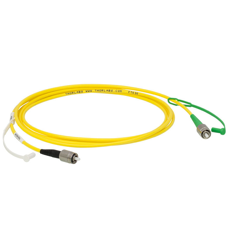 TH-P5-630AR-2 - SM Patch Cable, AR-Coated FC/PC to Uncoated FC/APC, 633 - 780 nm, 2 m