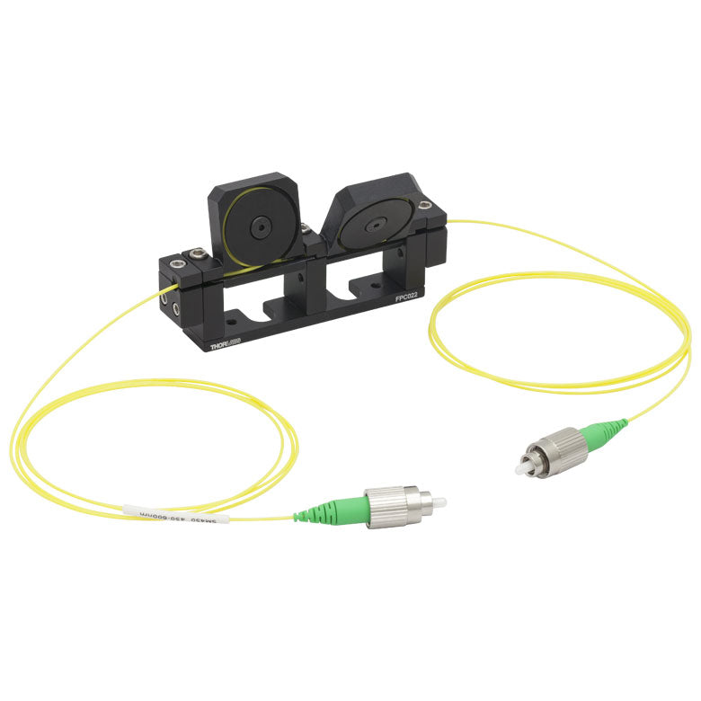 TH-FPC022 - Fiber Polarization Controller, 2 Ø18 mm Paddles, SM600, FC/APC Connectors