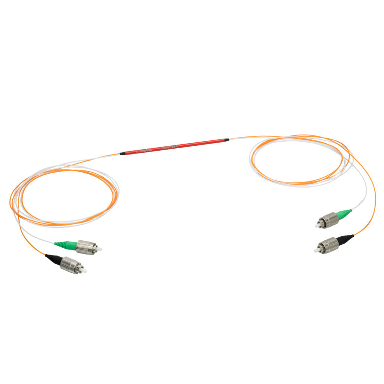 T-DC780SEFA - 2x2 Double-Clad Fiber Coupler, 780 nm, Connectors