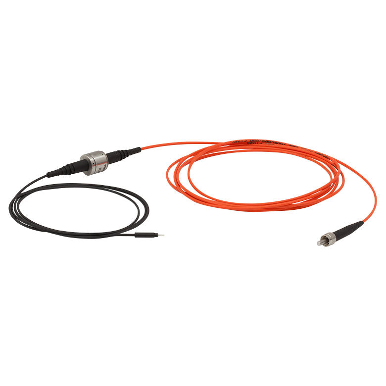 TH-RJPFL4 - FC/PC to Ø1.25 mm Ferrule Rotary Joint Patch Cable, Ø400 µm Core, 3 m Long