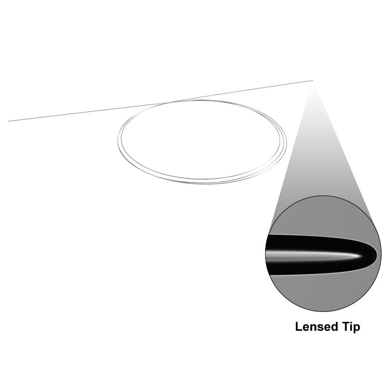 T-LFM100 - Multimode Lensed GIF50E Fiber, Scissor Cut, 1 m