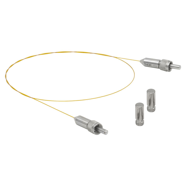 TH-MV63L1 - Ø600 µm, 0.22 NA, UHV, High-Temp. SMA Patch Cable, High OH, 1 Meter