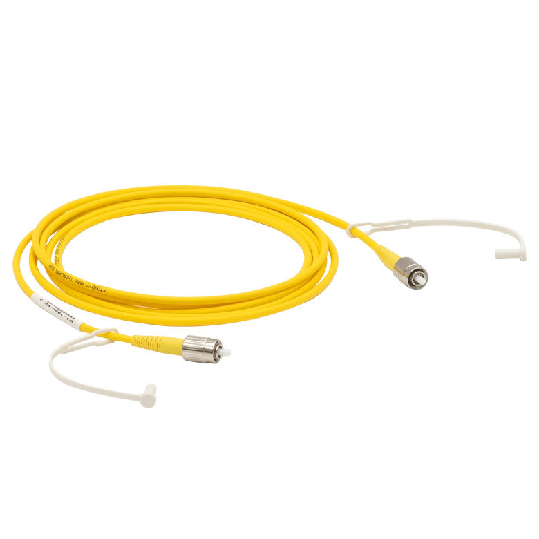 T-P1-SMF28E-FC-5 - Single Mode Patch Cable, 1260-1625 nm, FC/PC, Ø3 mm Jacket, 5 m Long