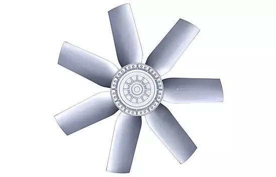FC080-ADA.6K.2 ZIEHL-ABEGG Axial Fan 3~400 V 0.72/0.47 kW 1.8/0.98 A 680/520rpm