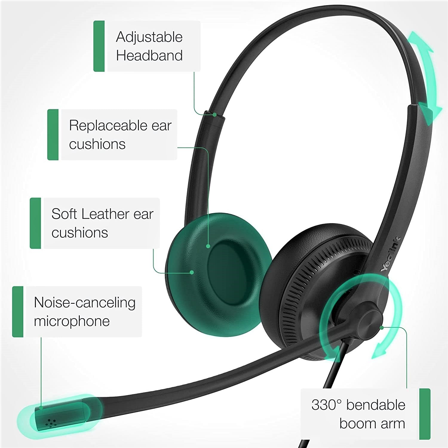 Yealink UH34 SE Dual/Mono USB Wired Headset