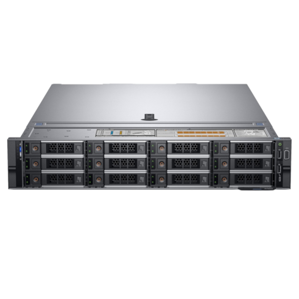 Dell PowerEdge R740xd 12-Bay | 2x Intel Gold 6244 | 16 CPU Cores | 128GB RAM | 12x Empty Trays | PERC H730p