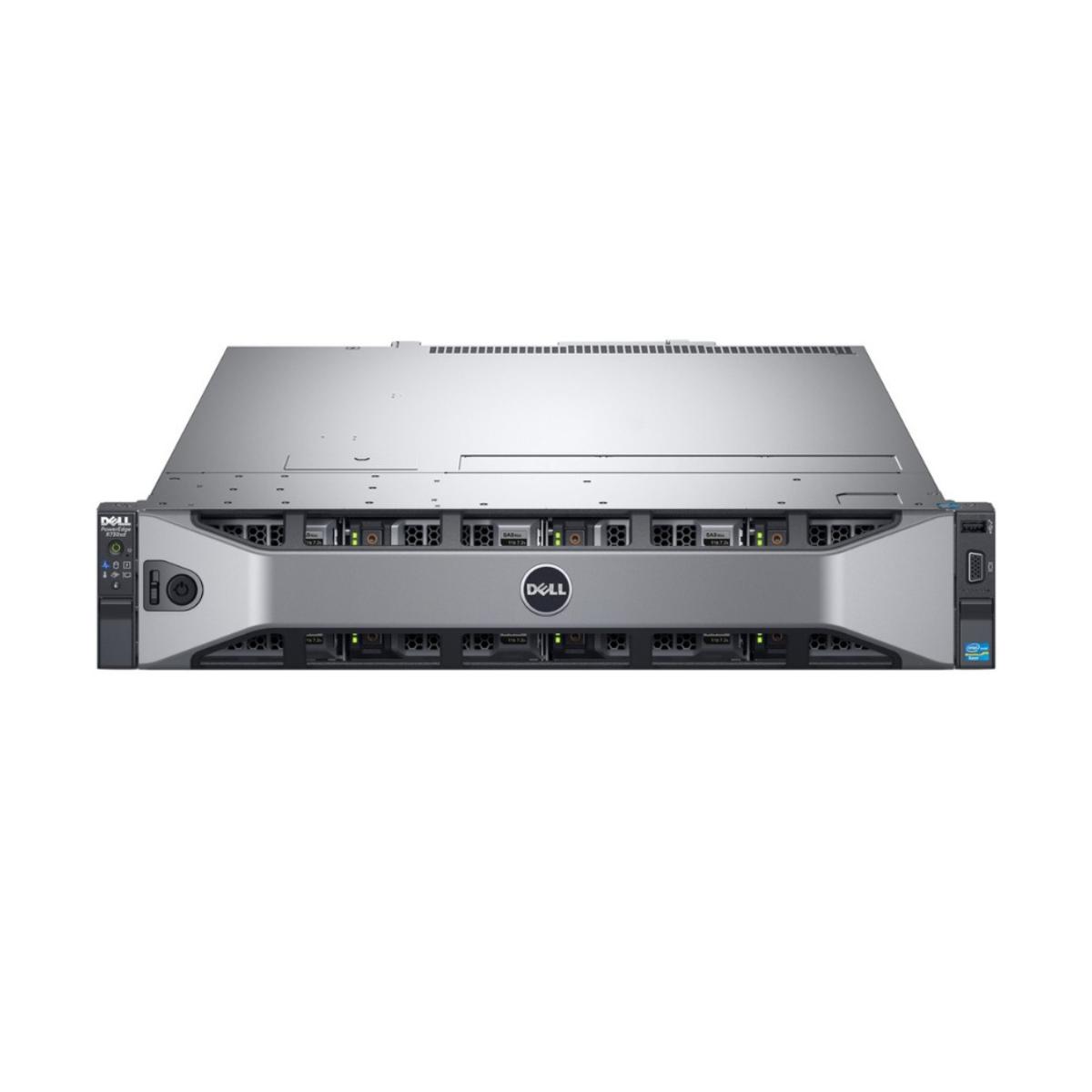 Dell PowerEdge R730XD 12-bay Server 2x E5-2640 V4 = 20 Cores H730 64GB RAM 2x trays
