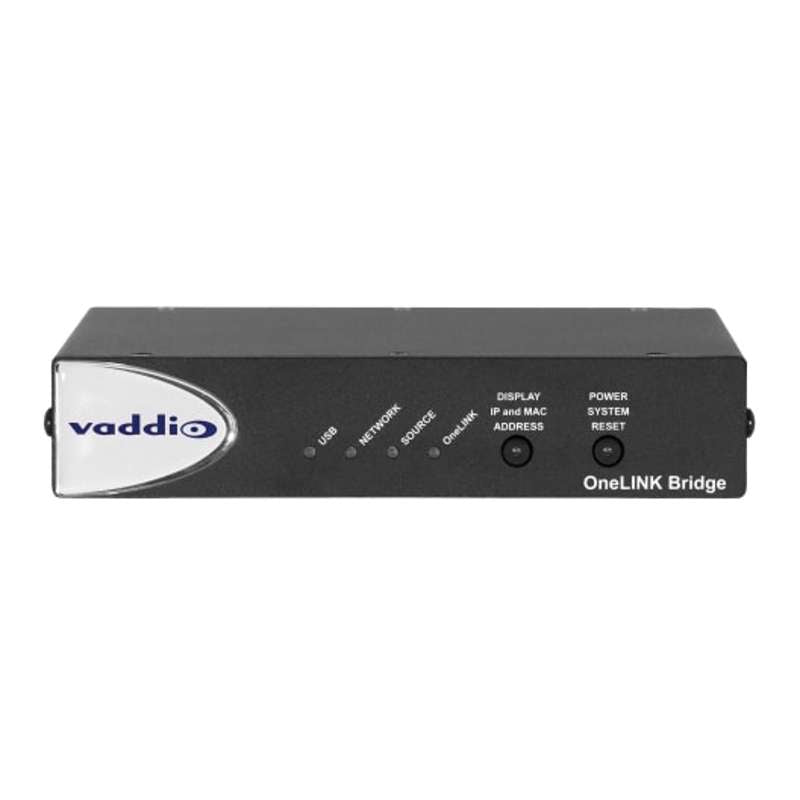 Vaddio RoboSHOT 4K 12E HDBT OneLINK Bridge System, Black