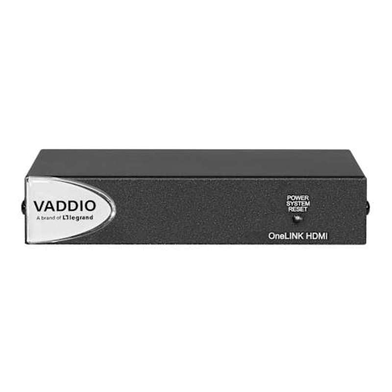 Vaddio RoboSHOT 4K 30E HDBT OneLINK HDMI PTZ Camera System, Black