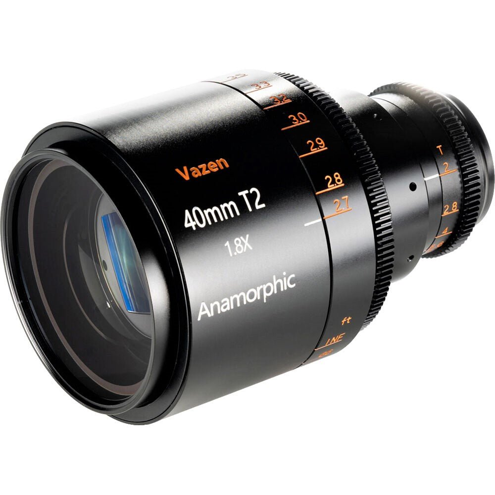 Vazen 40mm T/2 1.8X Anamorphic Lens (MFT, Amber)