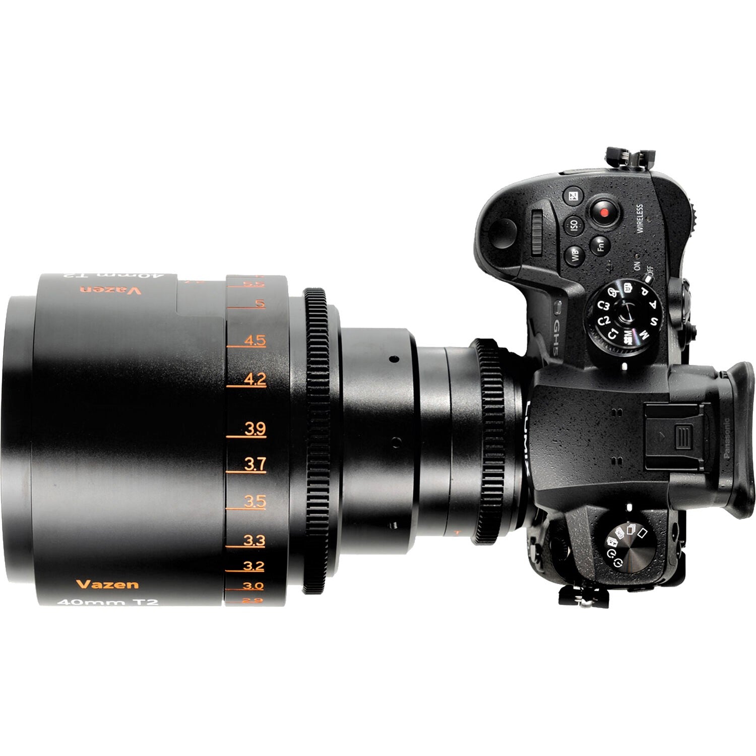 Vazen 40mm T/2 1.8X Anamorphic Lens (RF, Amber)