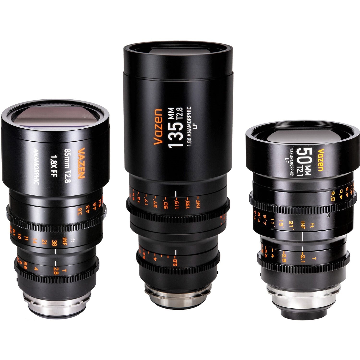 Vazen 50mm, 85mm, 135mm Lens Bundle with Hard Case