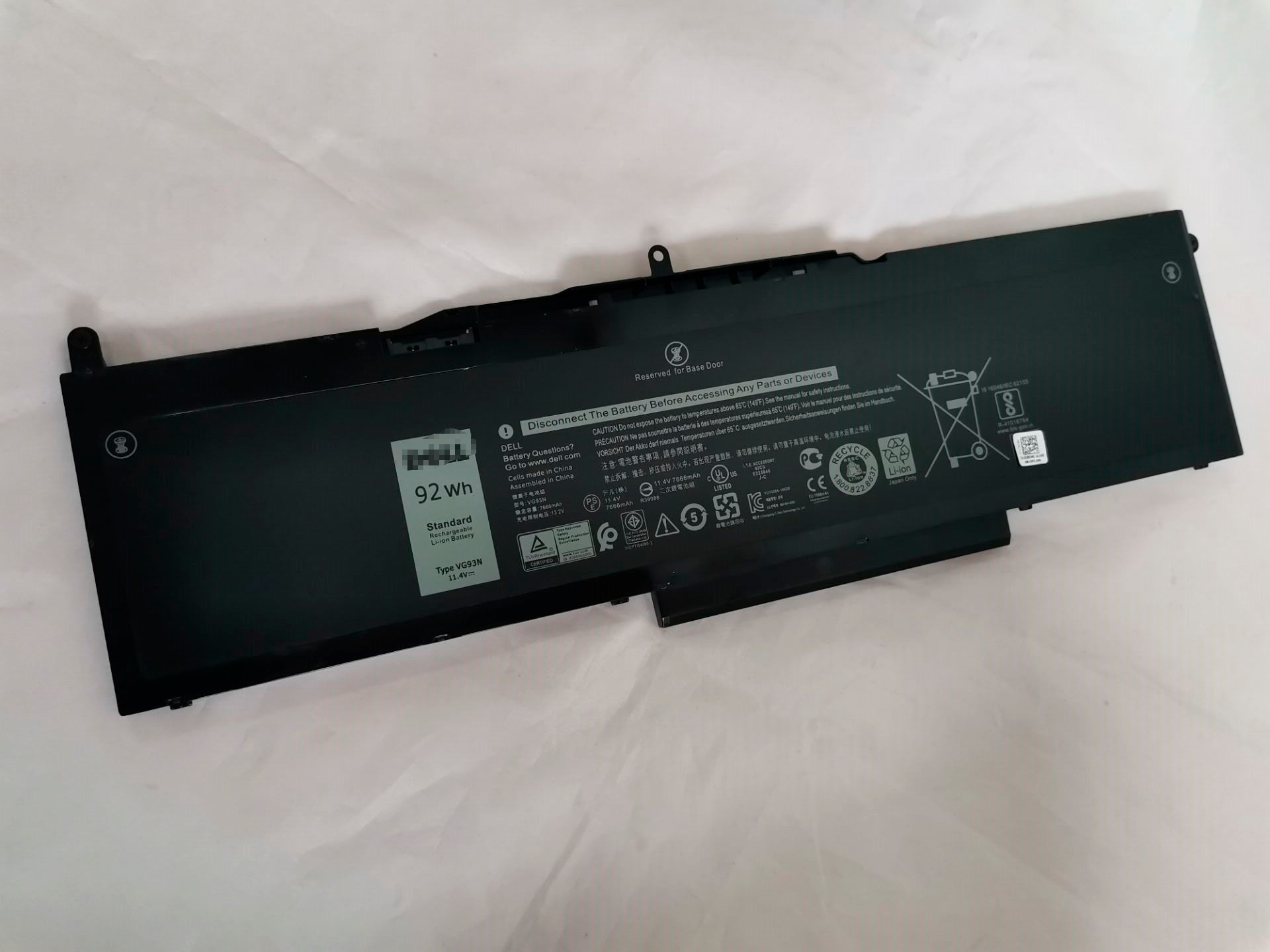 Dell VG93N NY5PG Precision 3520 3530 5591 Battery
