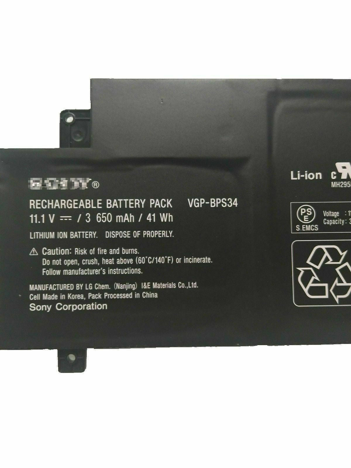 Sony VAIO Fit 15 14 SVF15A VGP-BPS34 VGP-BPL34 laptop battery