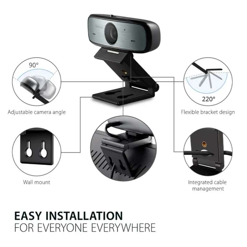 Viewsonic 1080p USB Camera with Stereo Microphone