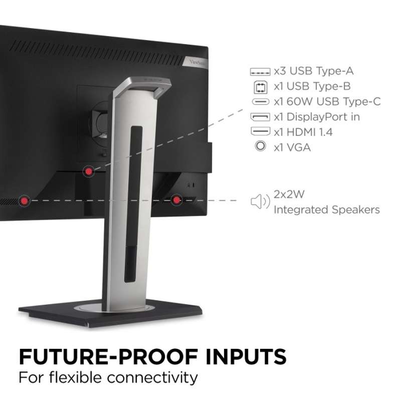 Viewsonic 24" Full HD Ergonomic IPS Business Monitor
