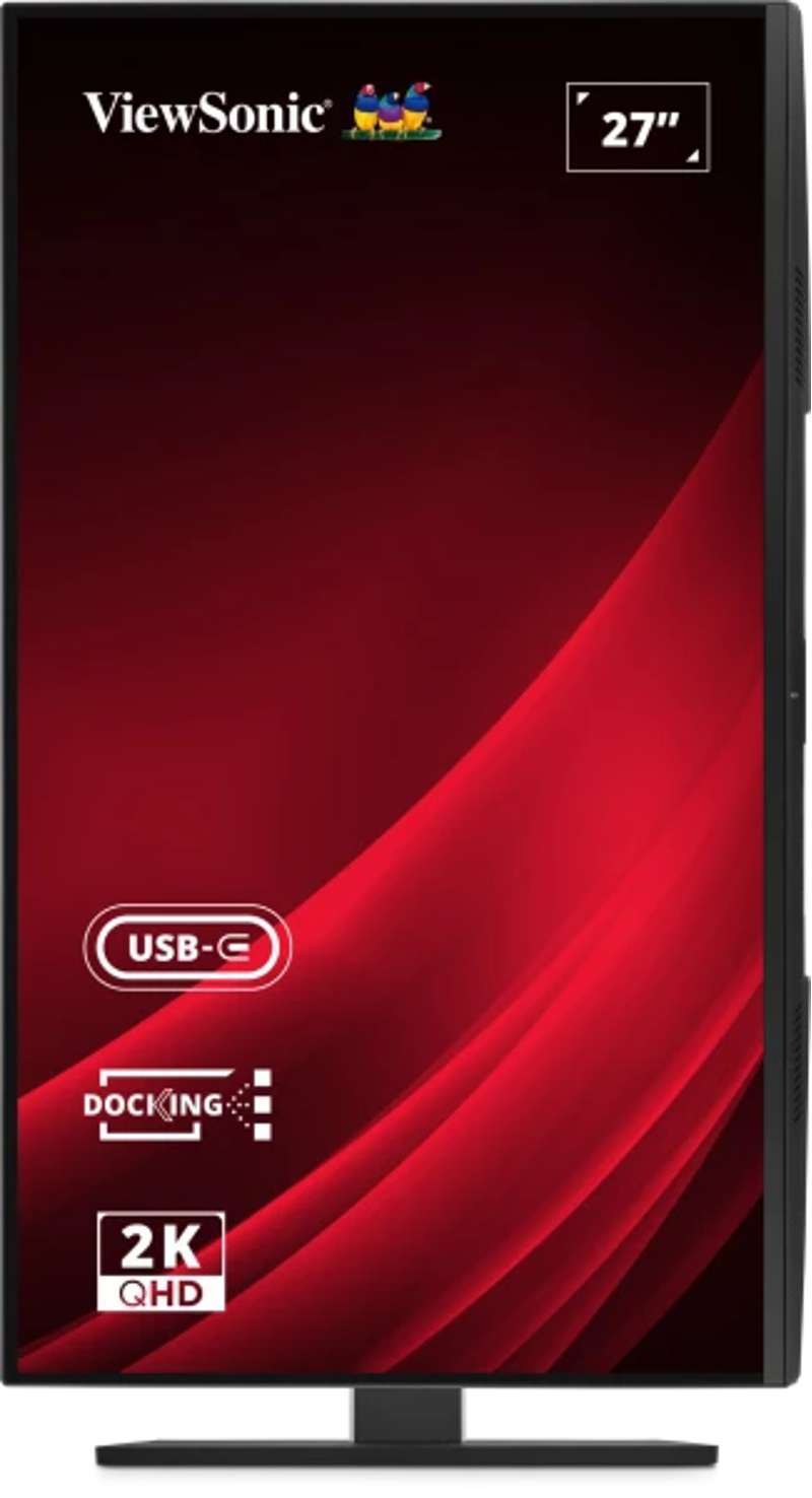 Viewsonic 27" QHD IPS USB-C Docking Monitor with 100W Power Delivery