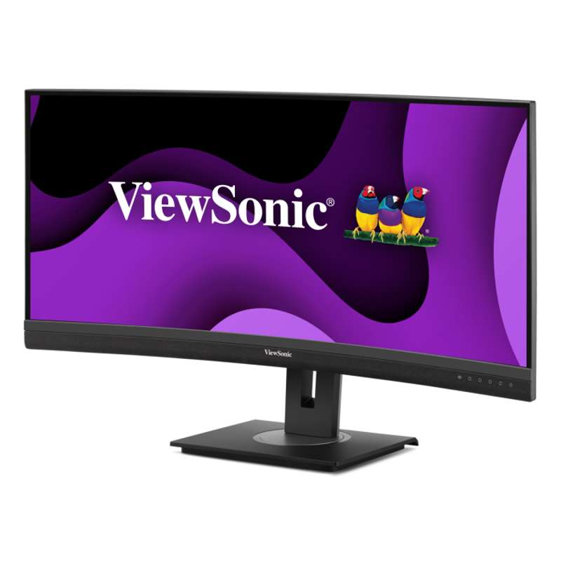 Viewsonic 34" UWQHD Curved USB-C Docking Monitor with 100W Power Delivery & RJ45 Ethernet