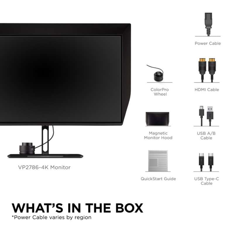 Viewsonic 27" ColorPro 4K UHD Professional Monitor with USB-C & ColorPro Wheel