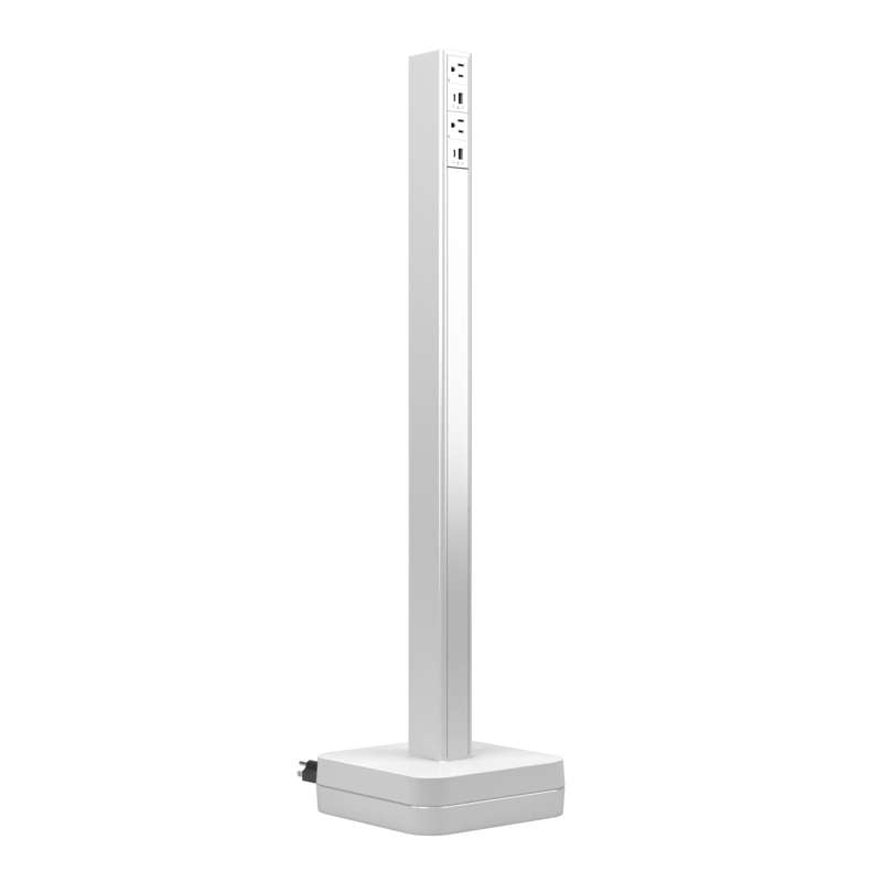 Wiremold dash Power Tower, White