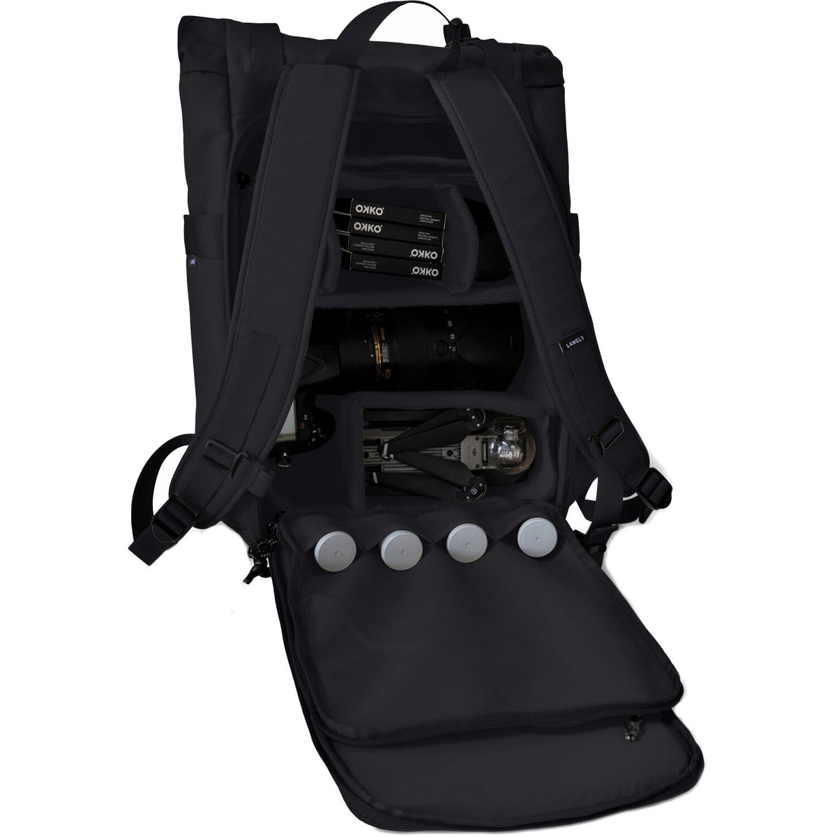 Langly Weekender Backpack with Camera Cube