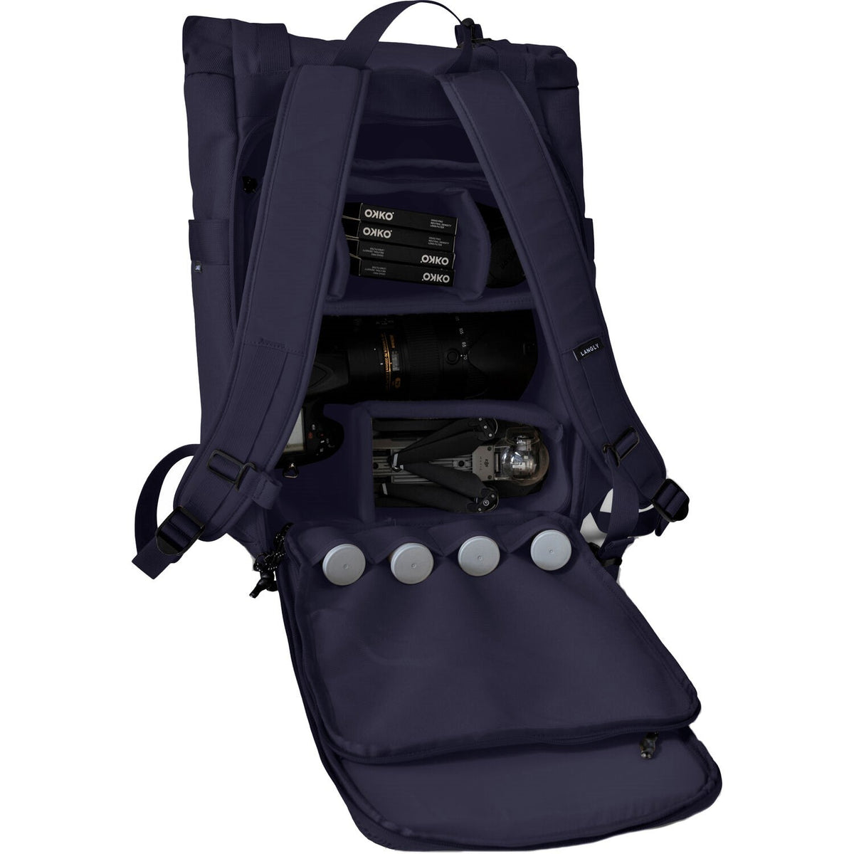 Langly Weekender Backpack with Camera Cube