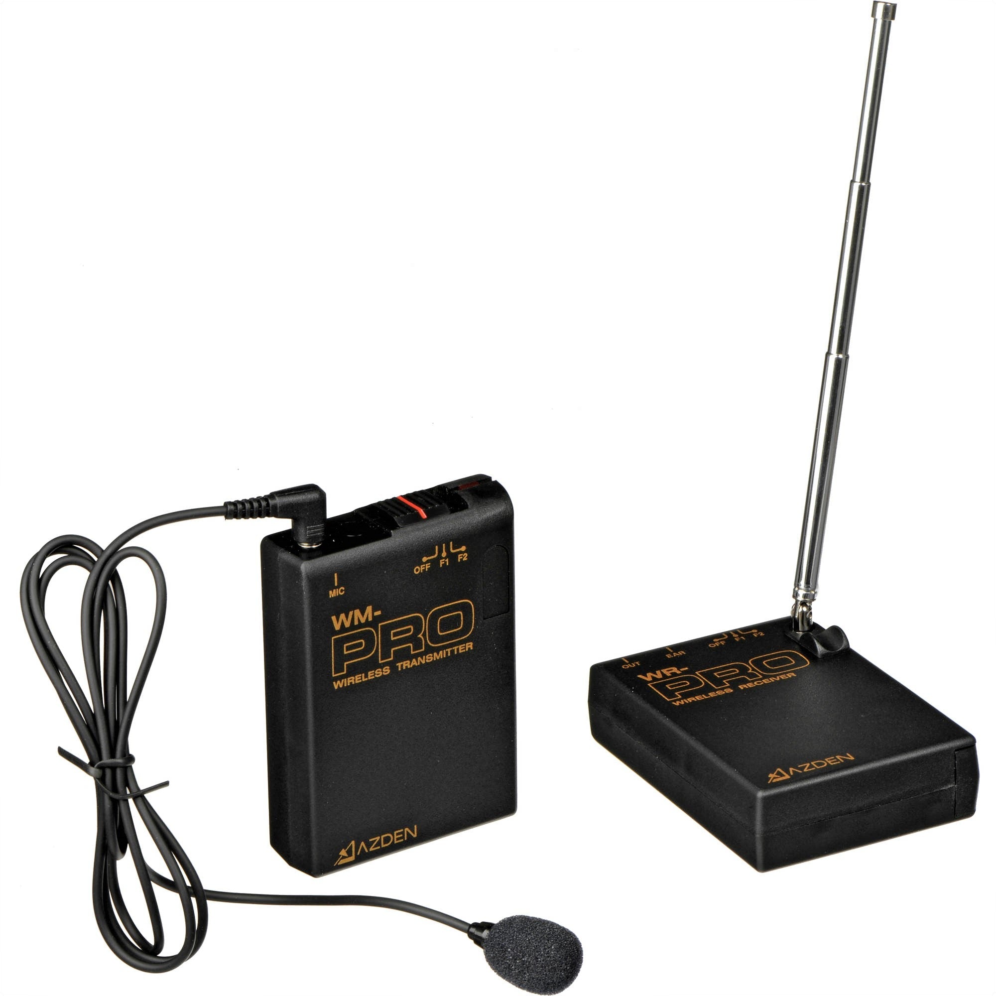 Azden VHF Wireless Lavalier Microphone System for Smartphones (169 & 170 MHz)
