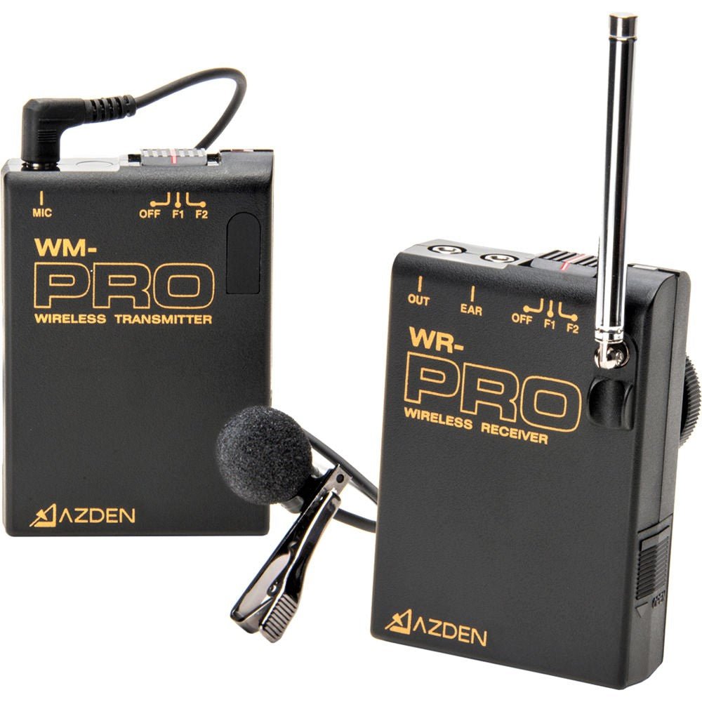 Azden VHF Wireless Lavalier Microphone System for Smartphones (169 & 170 MHz)